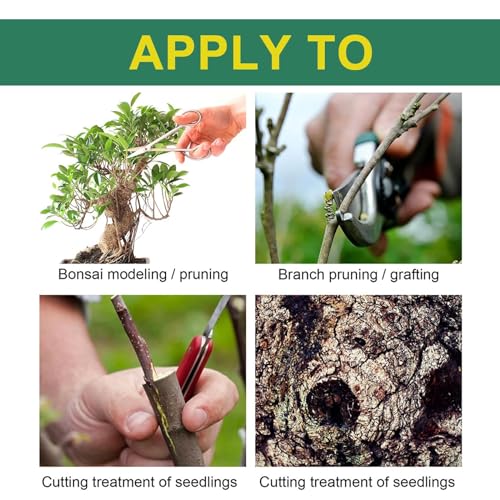 2024 Tree Wound Sealer and Pruning Dressing with Brush - Therapeutic Paste for Tree Wounds, Bonsai Lower Paste, and Pruning Sealer