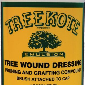 32 OZ Treekote Brushtop Wound Dressing for Bushes and Shrubs – Therapeutic Paste and Tree Wound Sealant – Pruning Sealant and Grafting Compound – Made within the USA