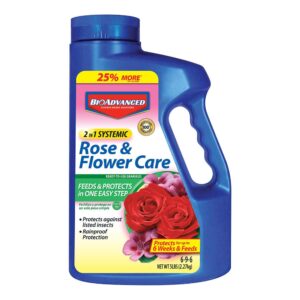 BioAdvanced 2-in-1 Systemic Look after Roses and Flowers, Insect Granules, 5 lb