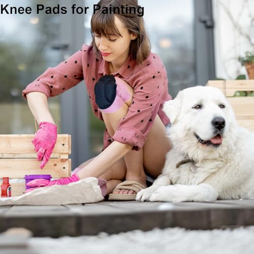 Work Knee Pads for Gardening, Home Cleansing, and Building - Thick EVA Foam Padding for Snug Kneeling on Flooring